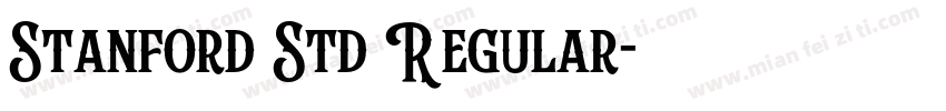 Stanford Std Regular字体转换